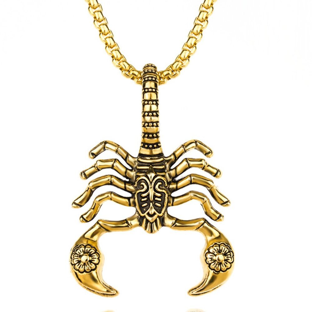 ❤️Scorpion King clavicle pendant necklace for women/men, N90201P215